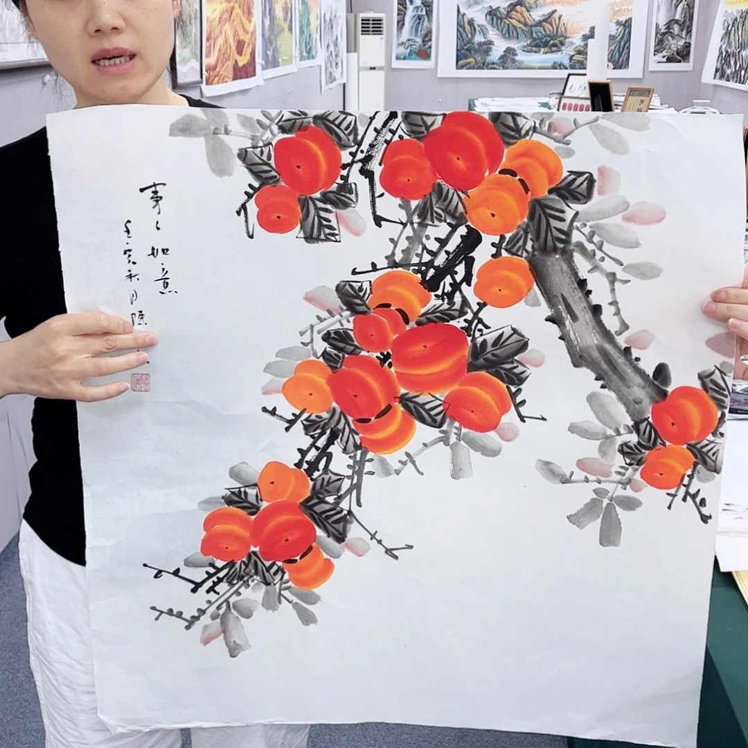 国画宣纸国画纯手绘作品