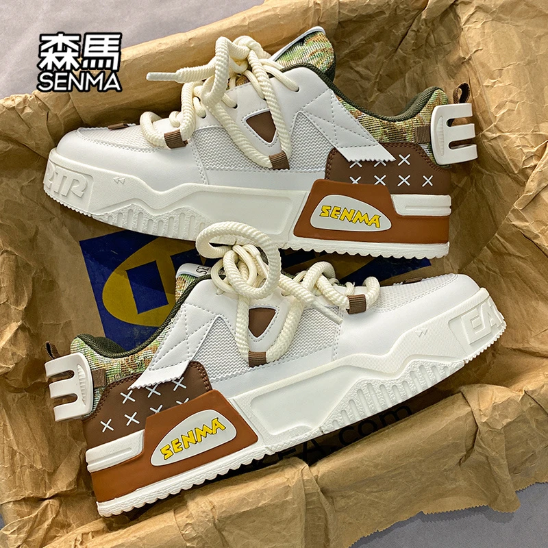 森马男鞋夏季透气网面运动休闲小众板鞋青少年高级感百搭小白潮鞋