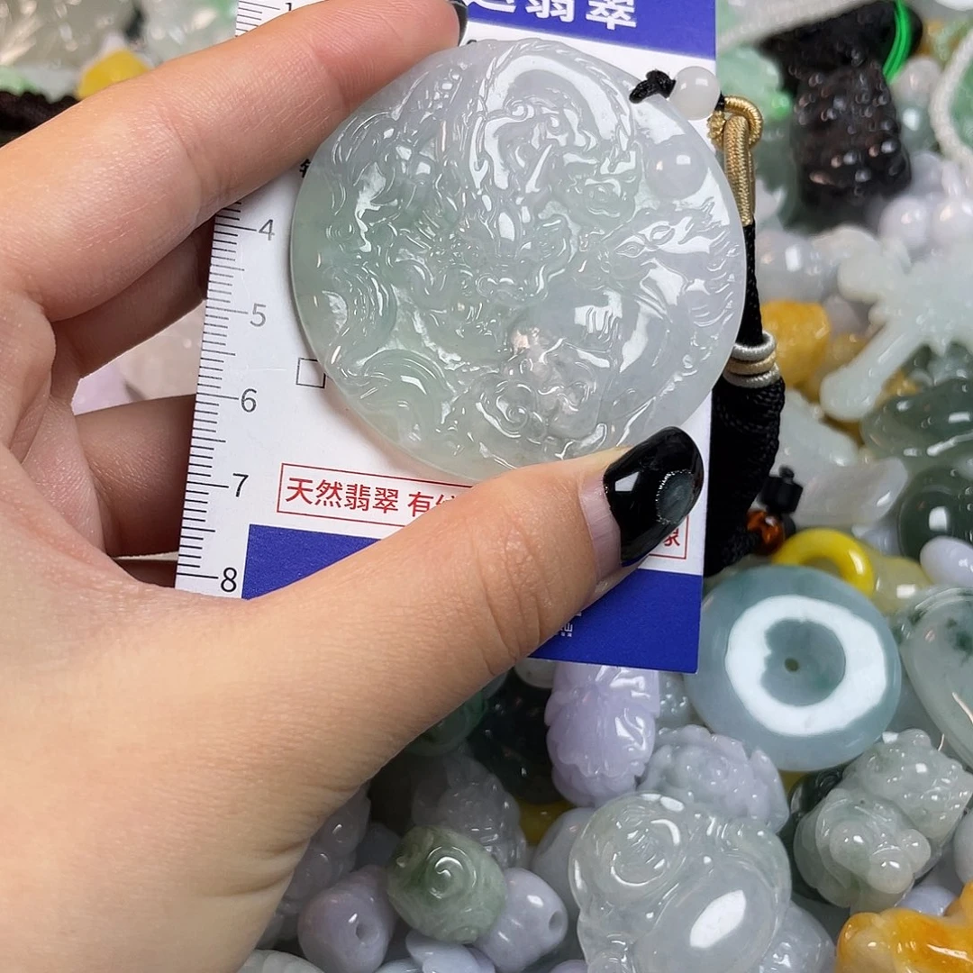 翡翠未镶嵌颈饰730