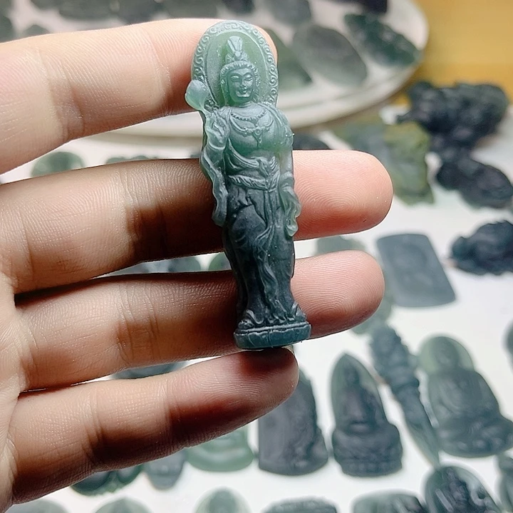 定制翡翠未镶嵌找观音