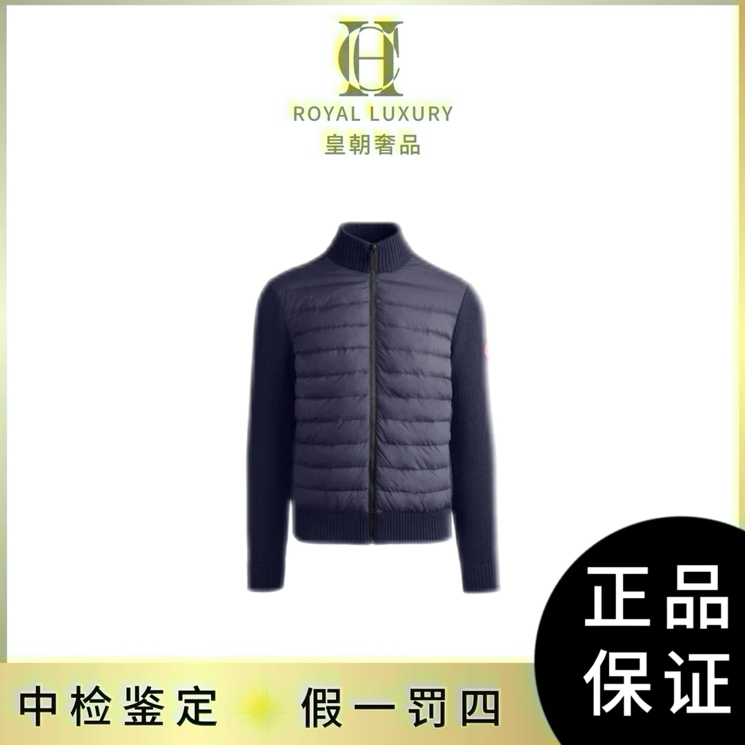 全新未使用 CANADA GOOSE 加拿大鹅canada goose男款深蓝色s码红