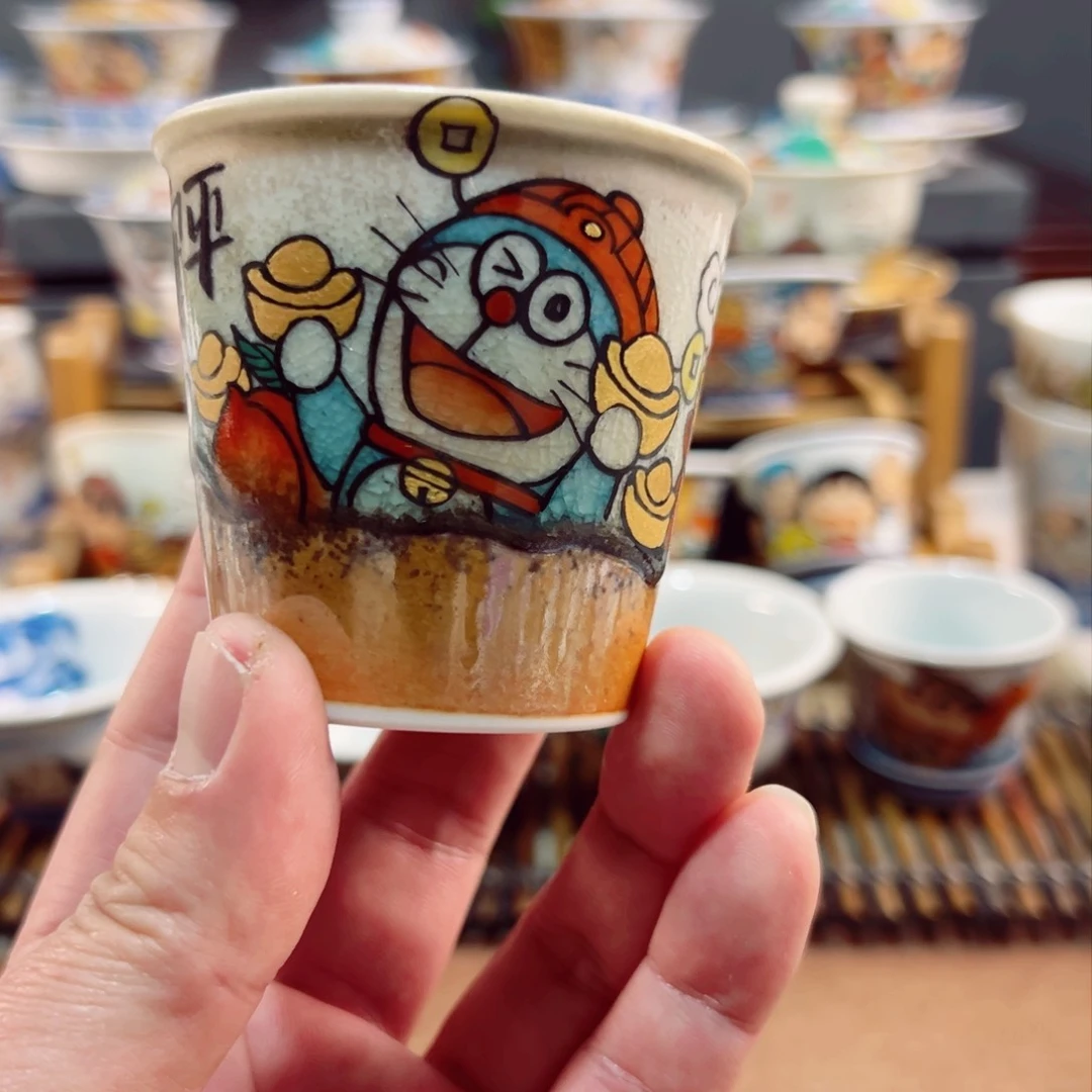 杯屏景德镇手工手绘