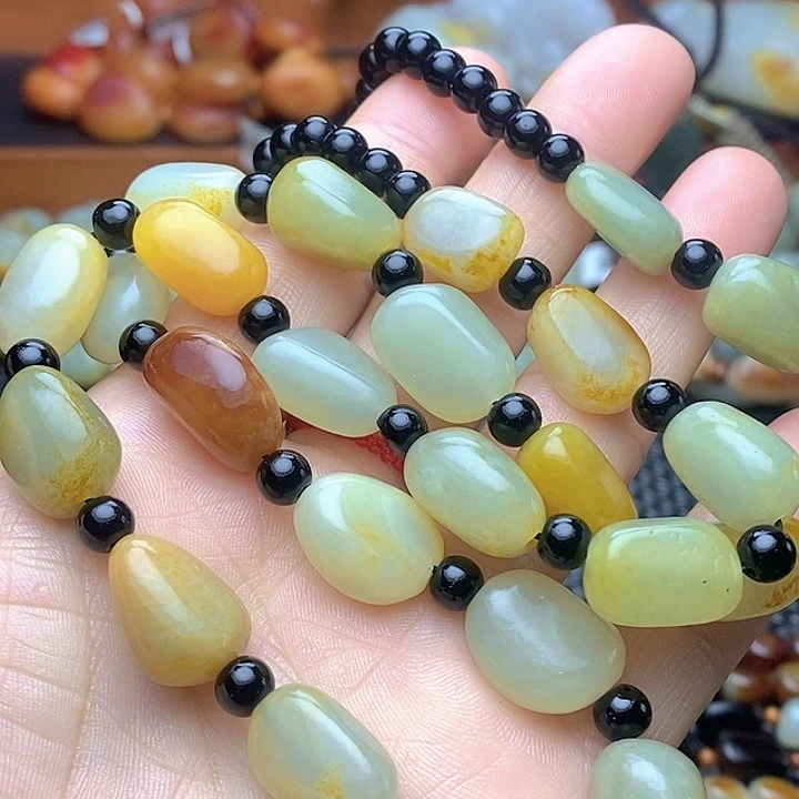 手链未镶嵌和田玉白*