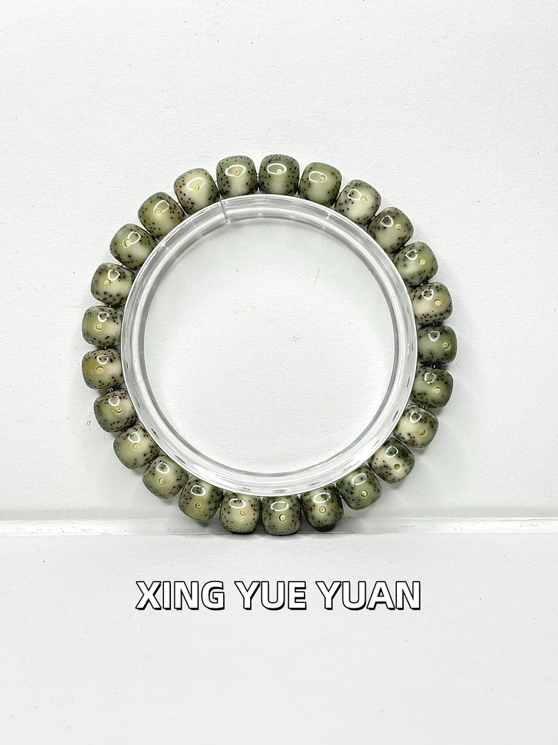 XYY1海南星月菩提黄金瞳横纹小细星9*8mm文玩好物【多样性发货】