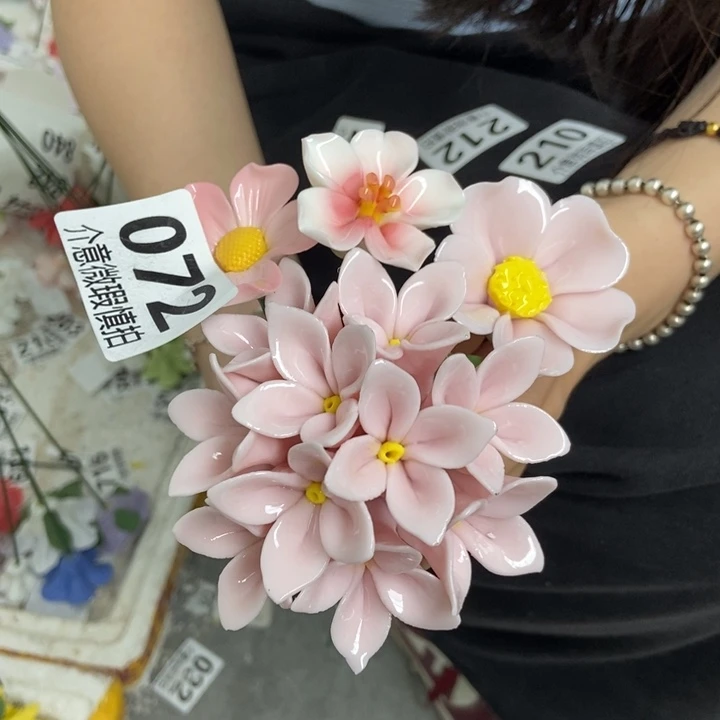 杯手工制作陶瓷花