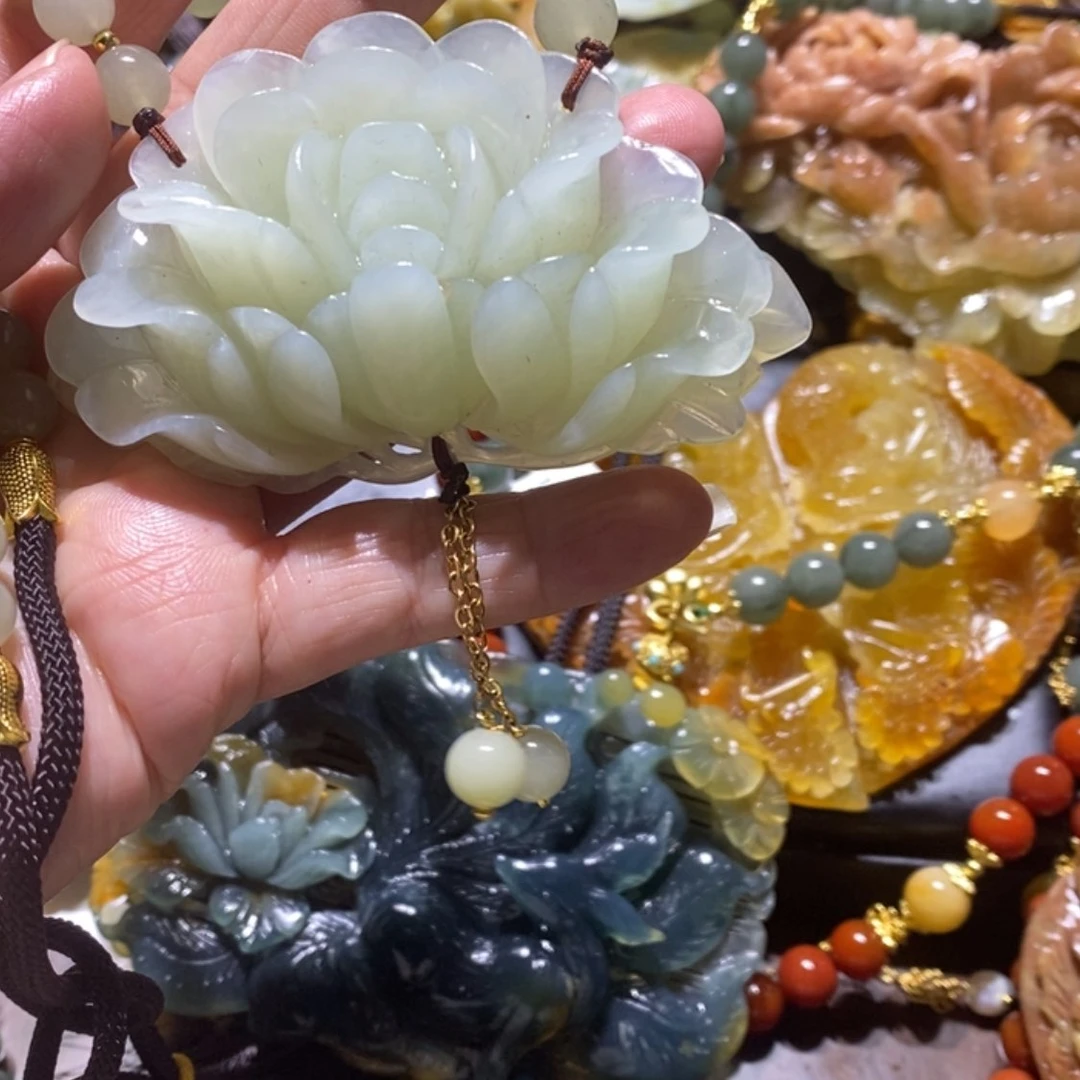 【闪购商品】岫玉毛衣链未镶嵌