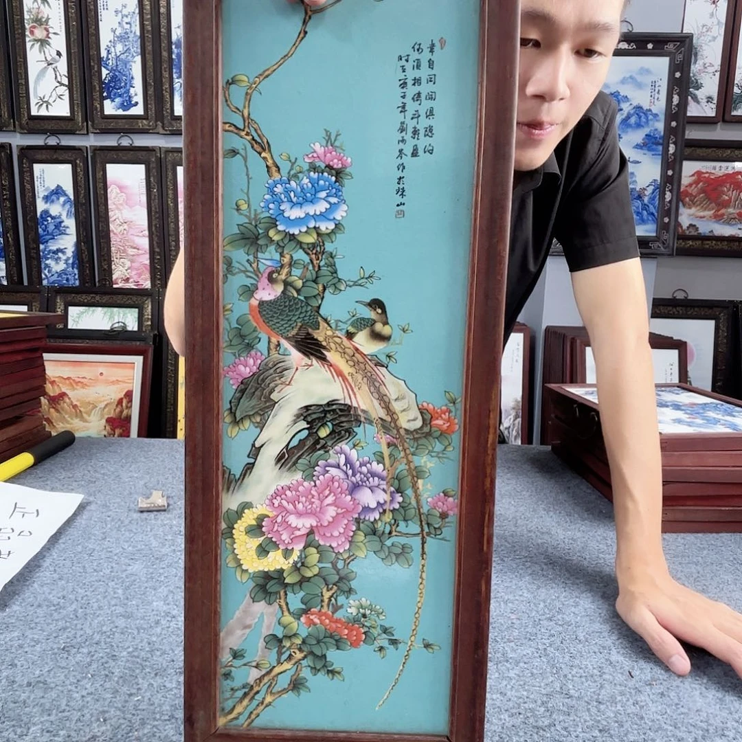 摆件景德镇陶瓷瓷板画