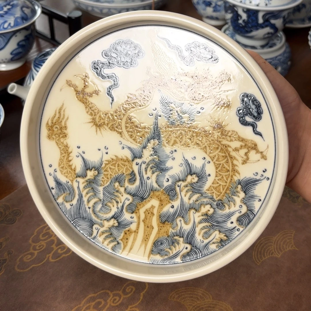 摆件景德镇手绘茶器