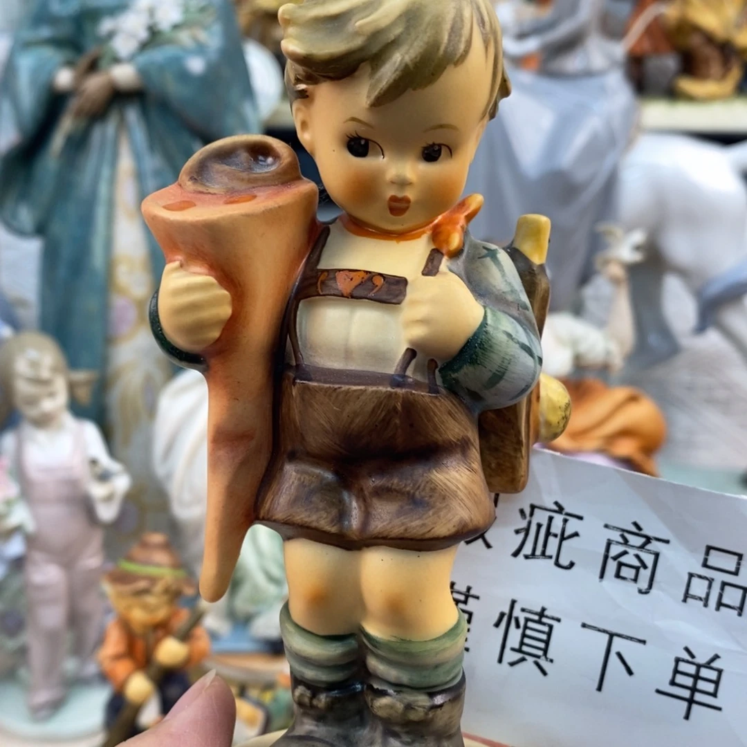 瓷片欧美中古美物摆件