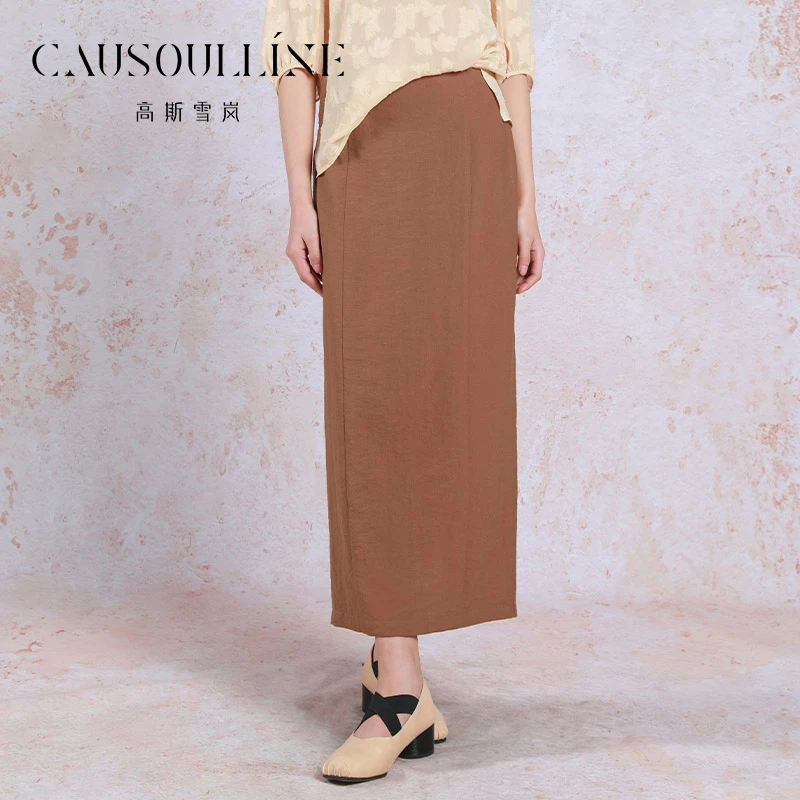 高斯雪岚【夏装新品】设计感气质半身裙女修身显瘦25218525