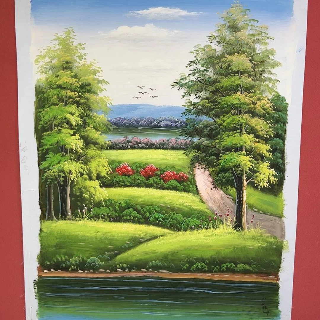 油画韧**子刘文桂油画作品