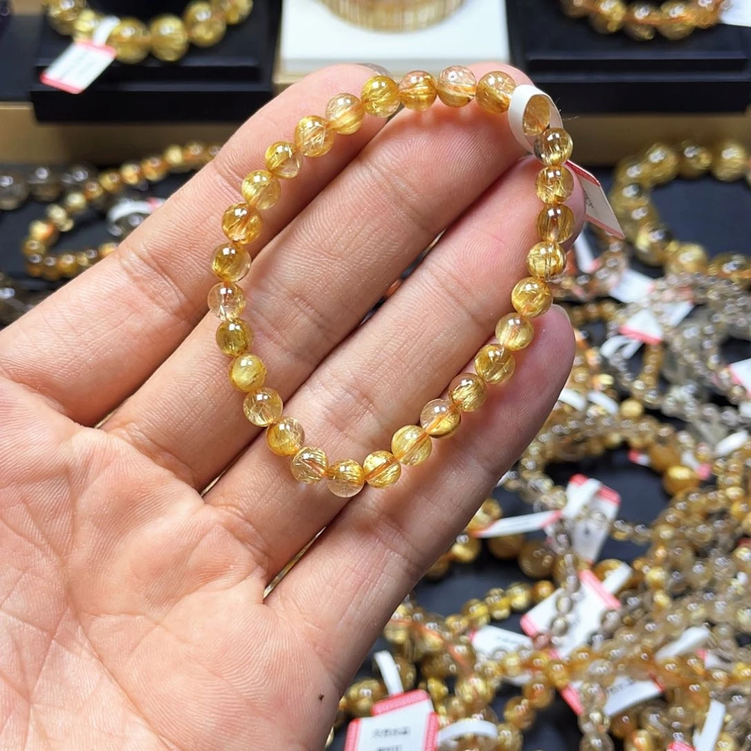 水晶手链未镶嵌钛晶6