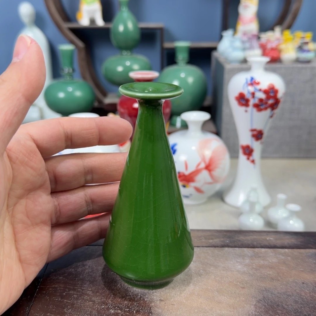 陶瓷手工小花器摆件