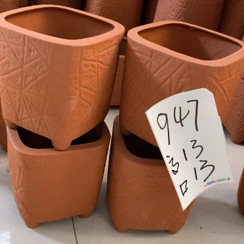 红陶粗陶花盆947