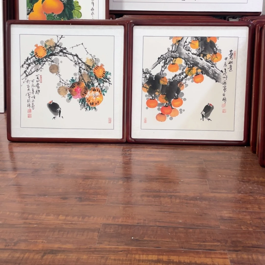 国画带框尺寸63*63厘米