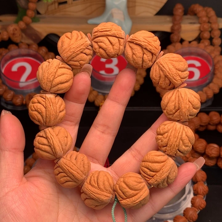 桃核吊坠?****森2.4霸王龙手串