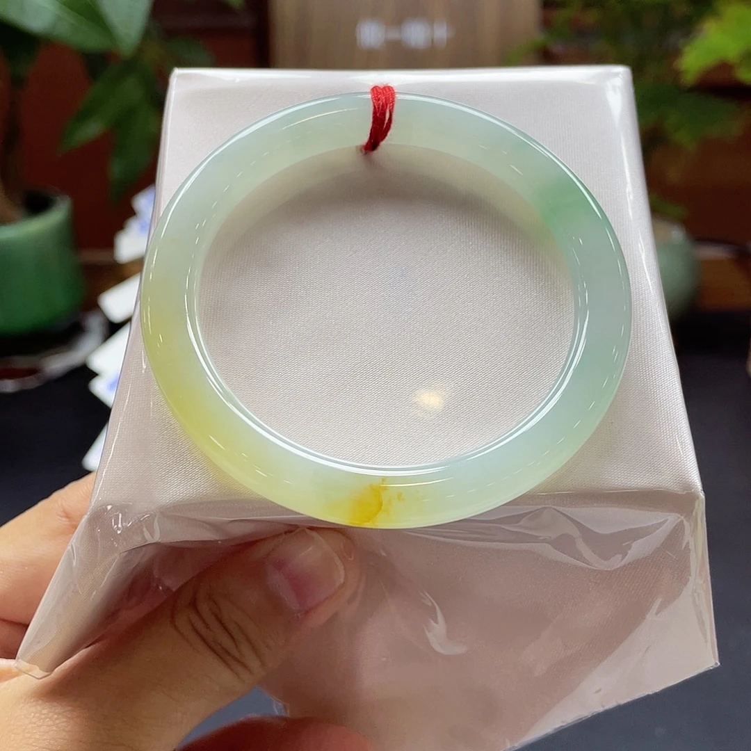 翡翠未镶嵌手镯23 号链接
