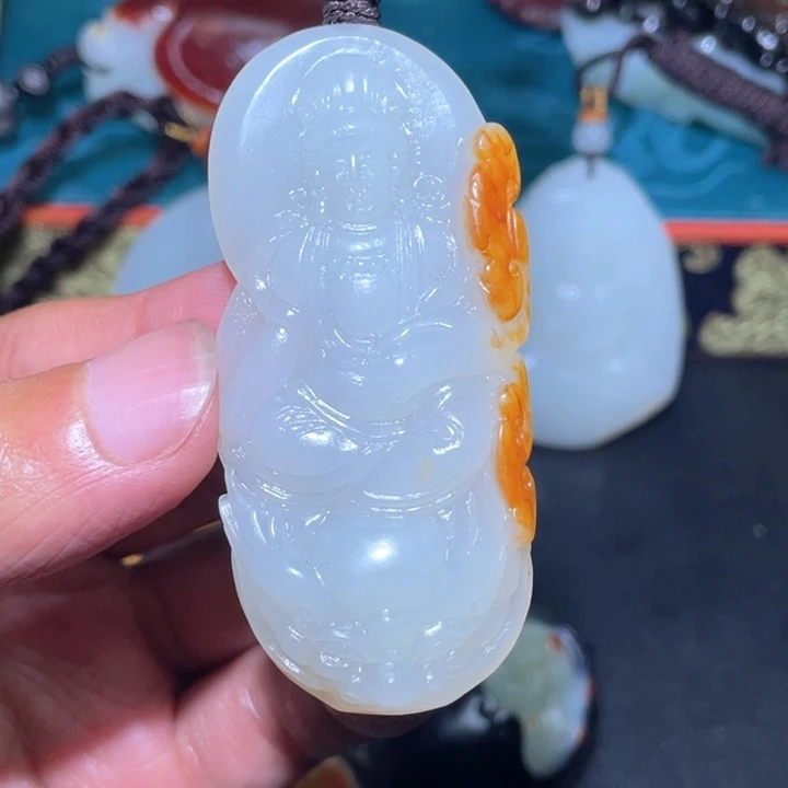 蔡***哥和田玉未镶嵌颈饰