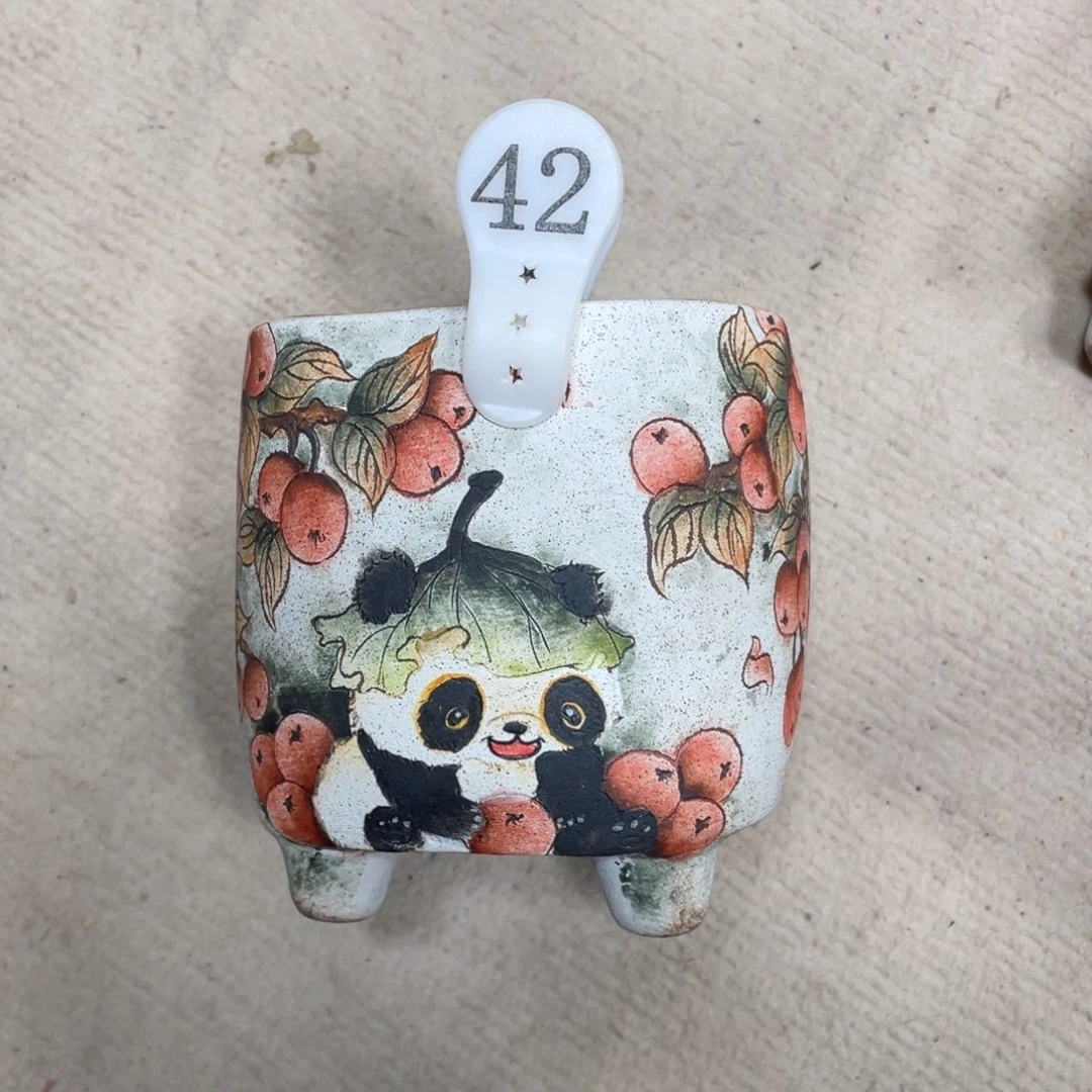 紫砂花盆心*陶瓷多肉花盆瑕疵