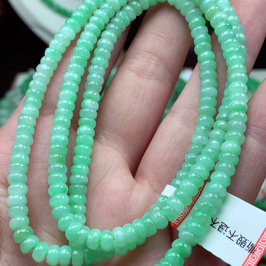 翡翠未镶嵌毛衣链