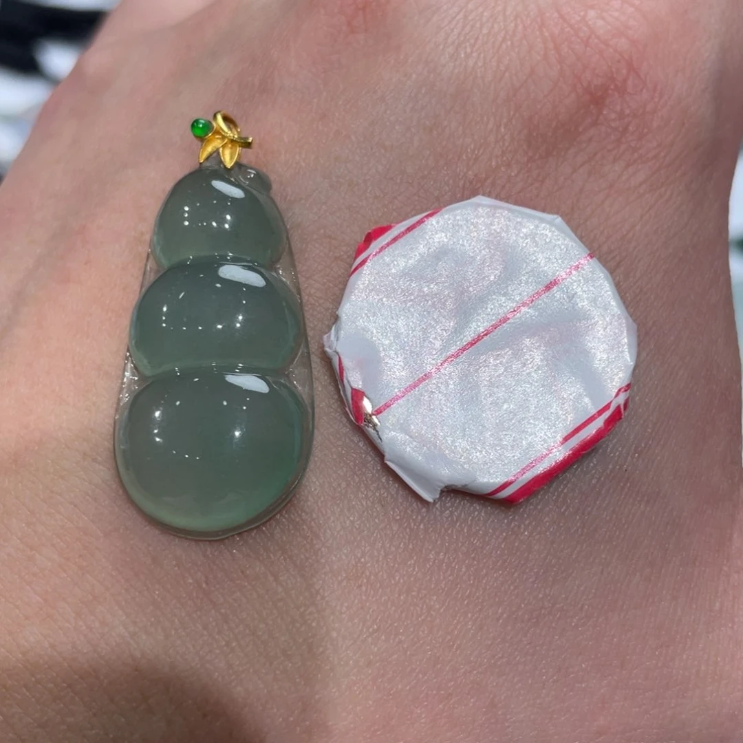 翡翠颈饰18K金镶嵌是**呀多样性发货