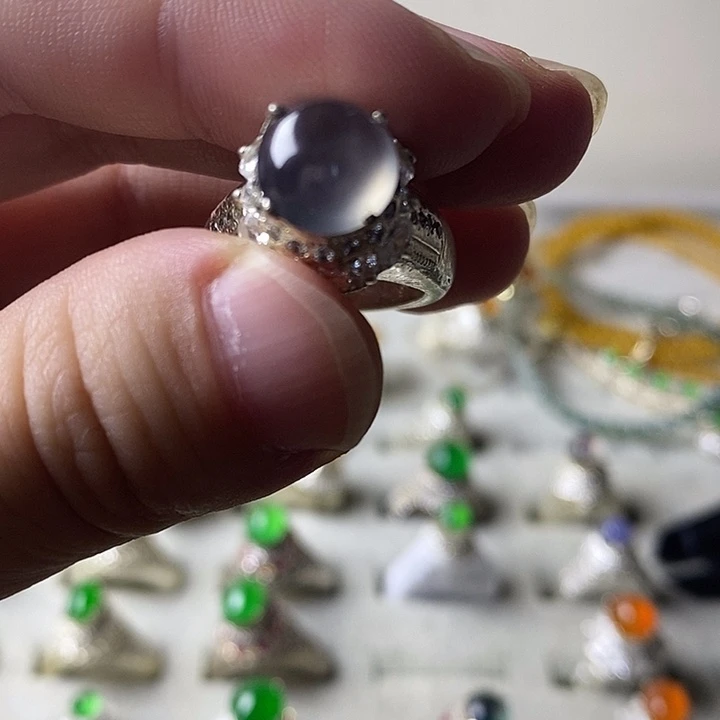 翡翠未镶嵌戒指翡翠冰种