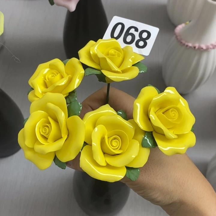 陶瓷陶瓷材料加工5朵