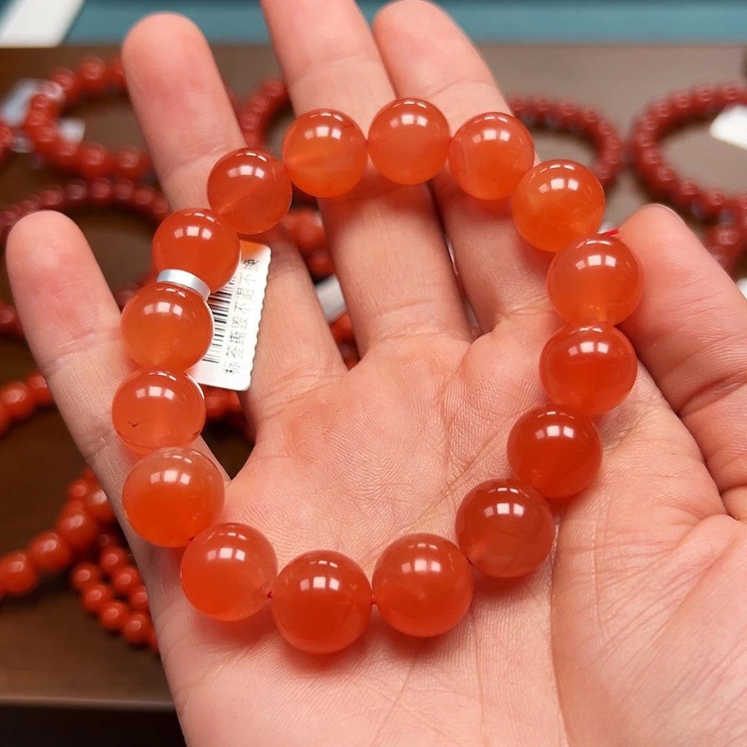南红玛瑙未镶嵌手串