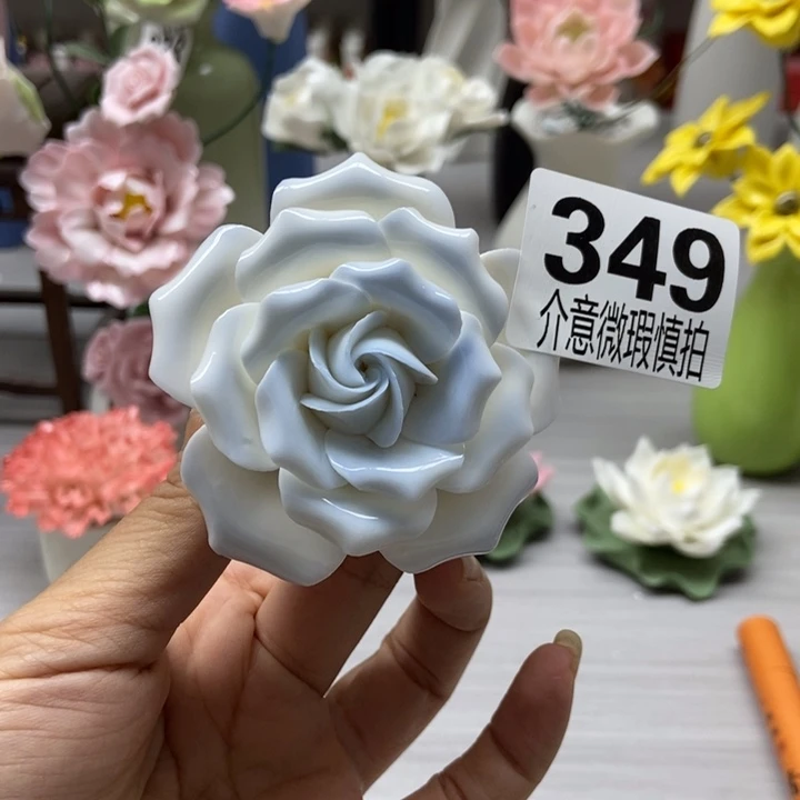 陶瓷手工制作陶瓷花