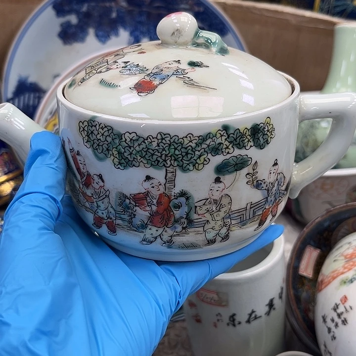 瓷片瓷器摆件 瓷器摆件