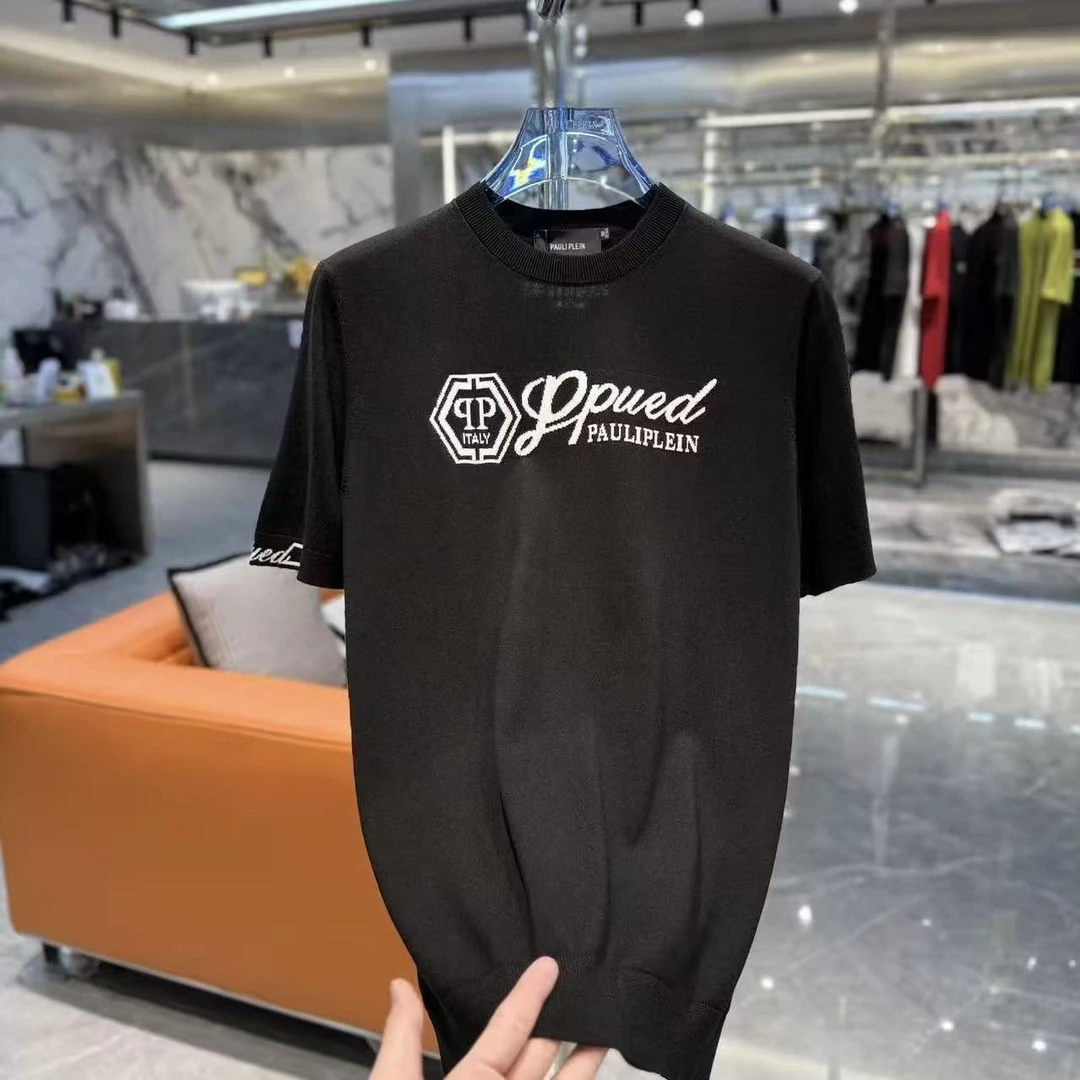 【VanJazny】QC高端男士潮流百搭时尚休闲简约短袖T恤7732