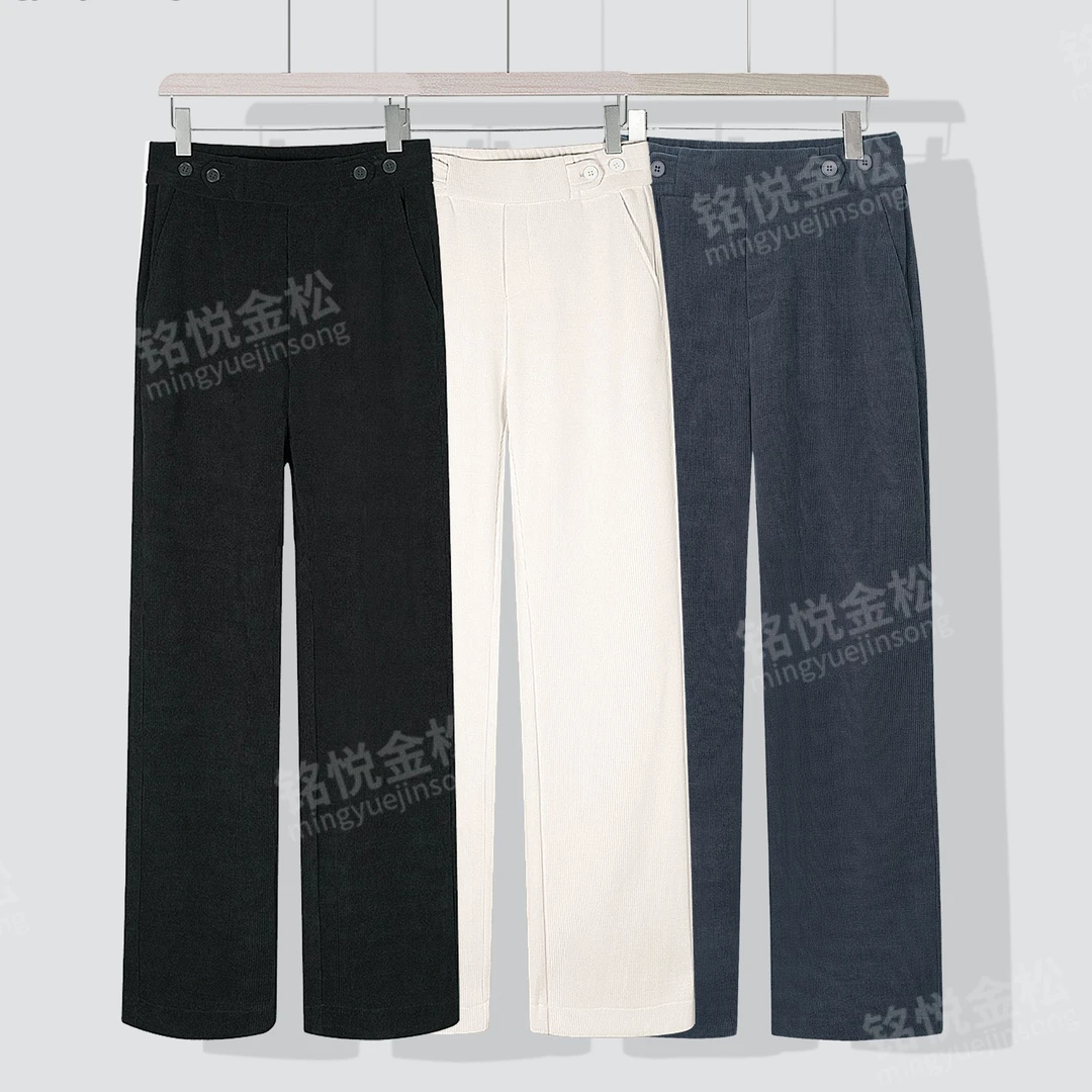 铭悦金松秋季裤子男款爆款2025新款直筒裤网红大码男士休闲裤子