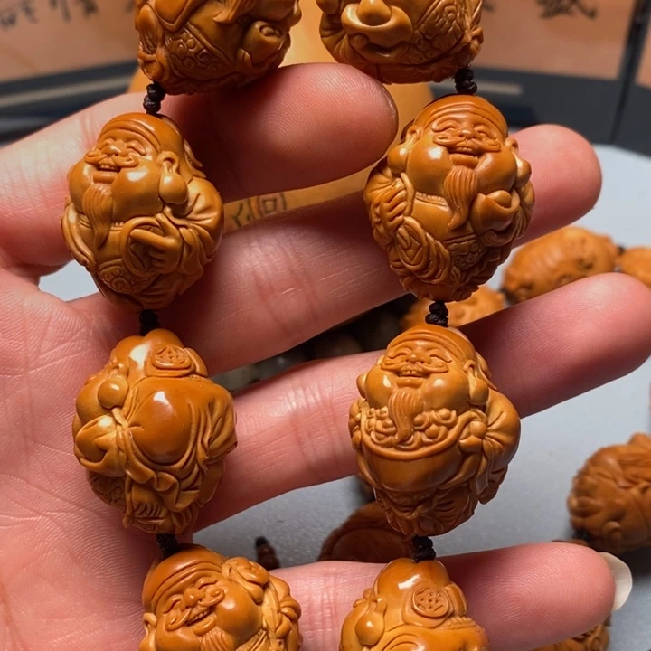 橄榄核手串起*橄榄核