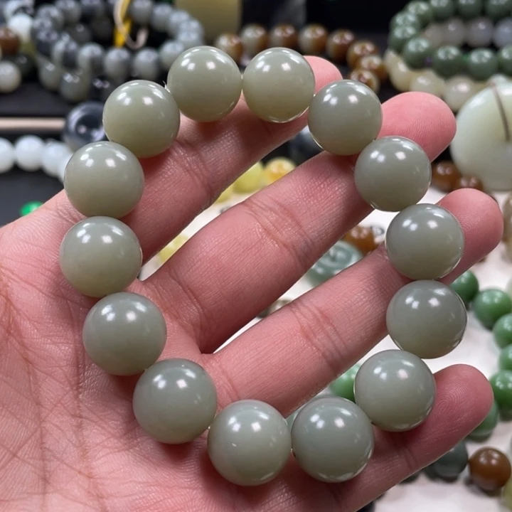 和田玉未镶嵌手串