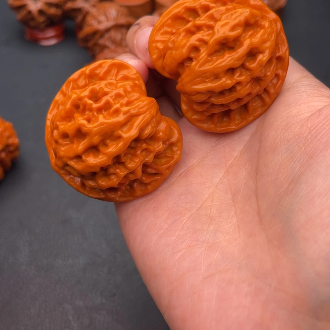 ²****把件文玩核桃盘龙纹