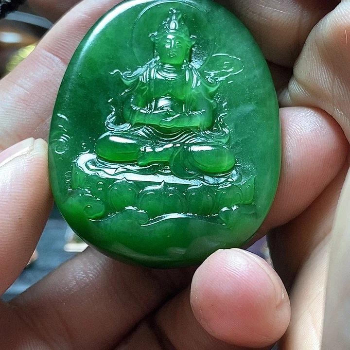 和田玉（碧玉）挂件未镶嵌比***者