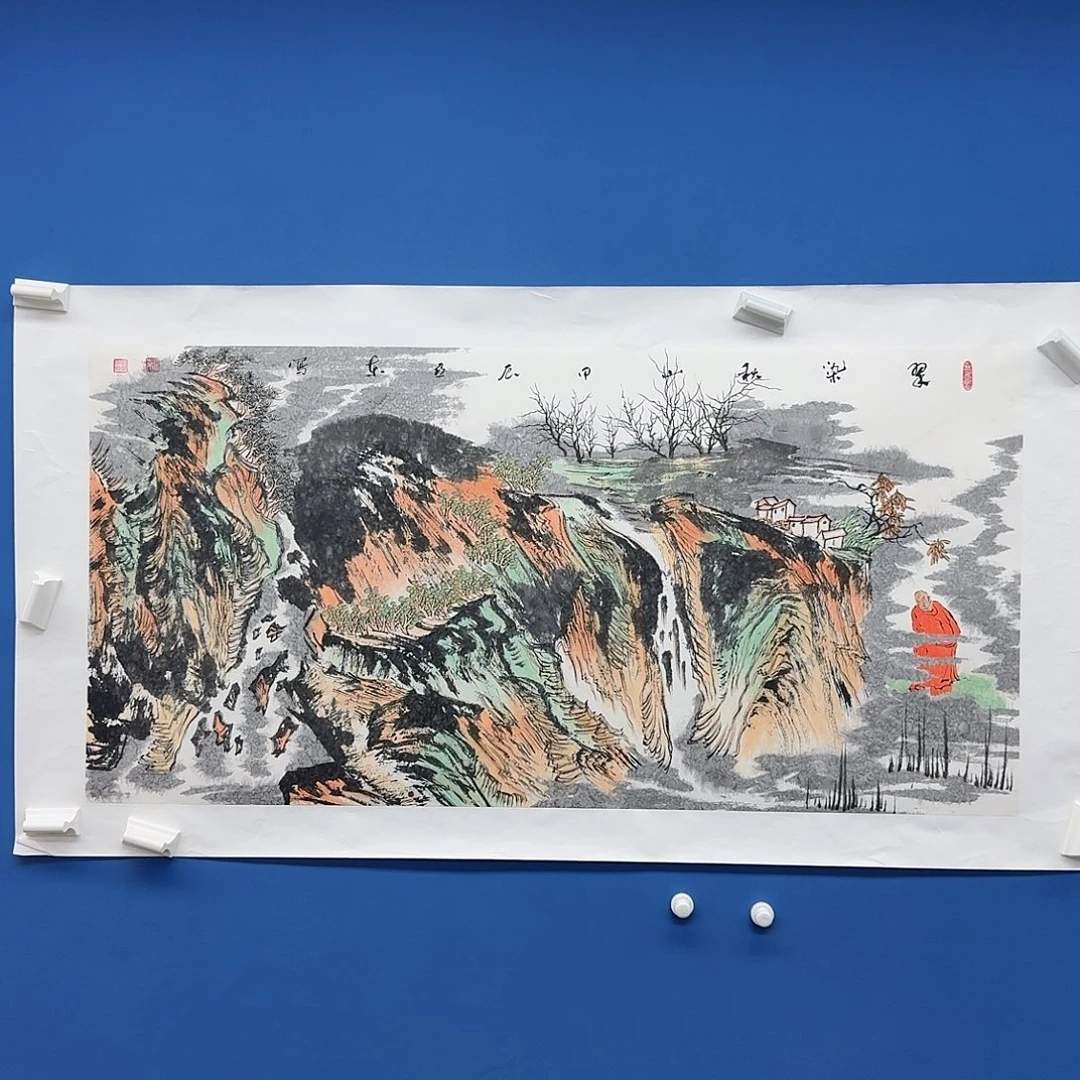 国画多次参加国内外大型