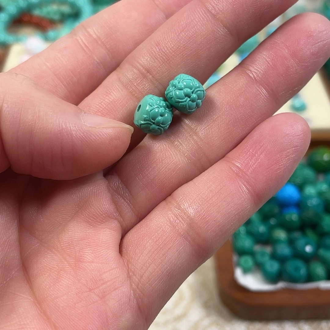 手工雕刻配饰配珠手串尺寸9