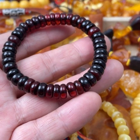 手串琥珀未镶嵌手串