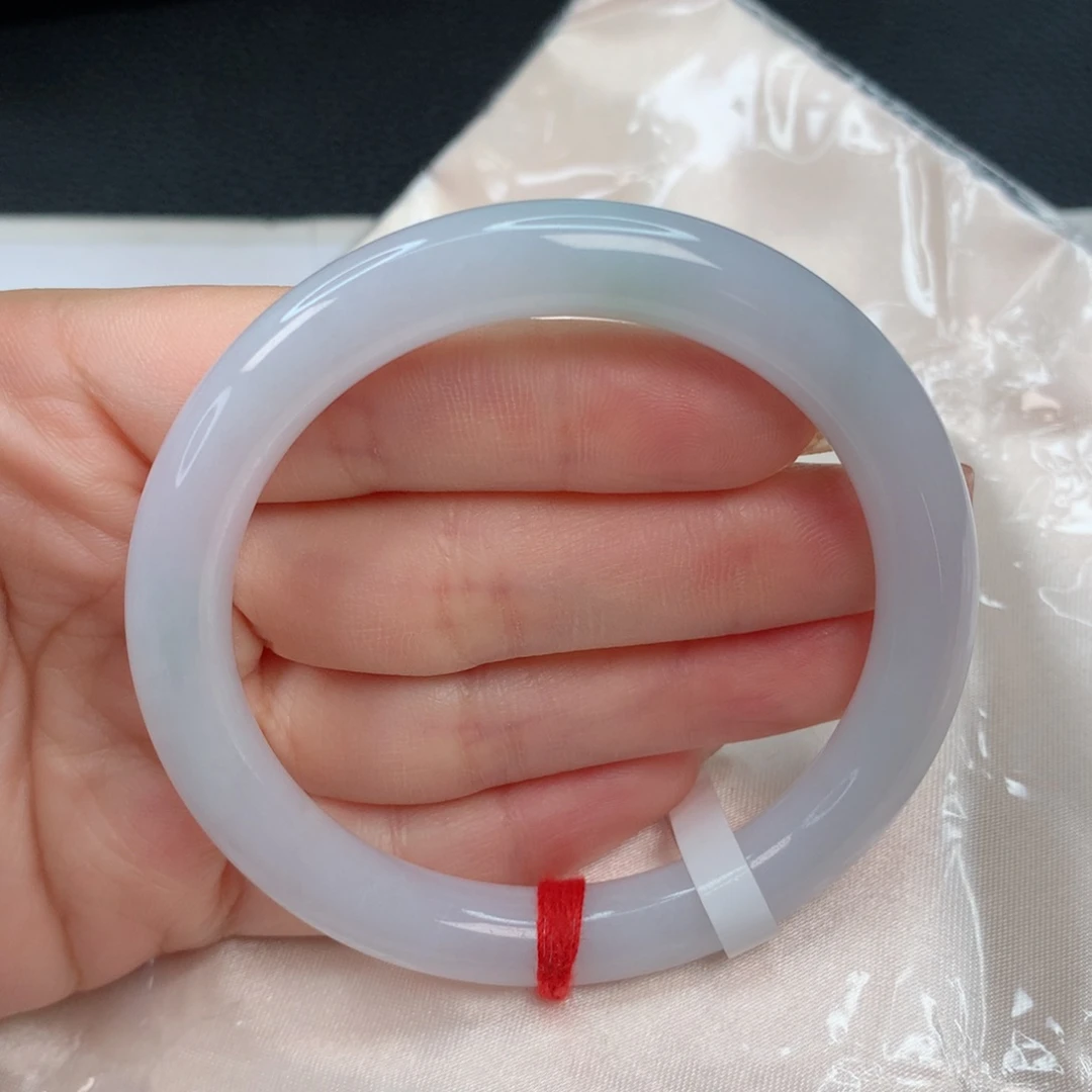 翡翠手镯未镶嵌54-55 圆条