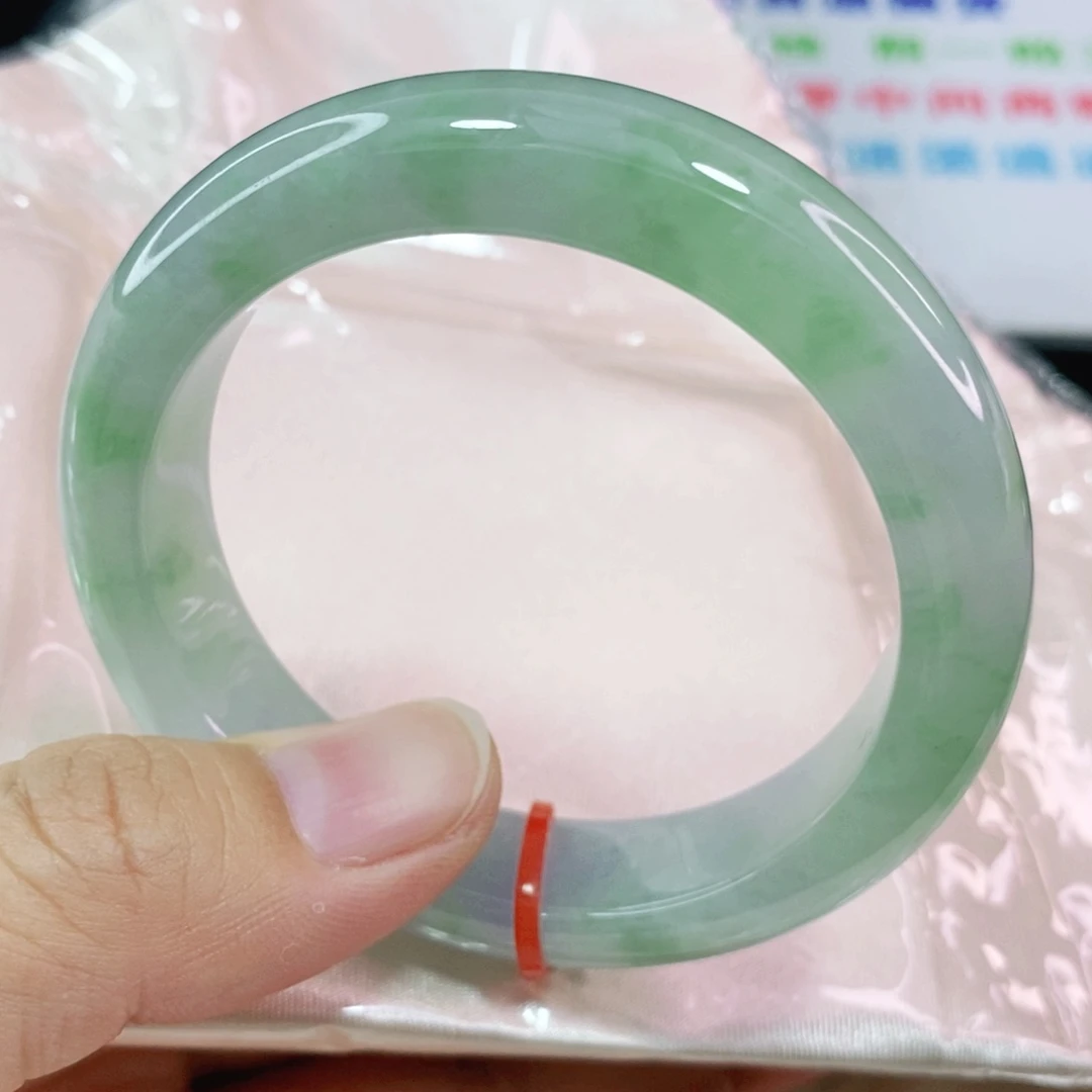 未镶嵌手镯翡翠52.2圈口高质量