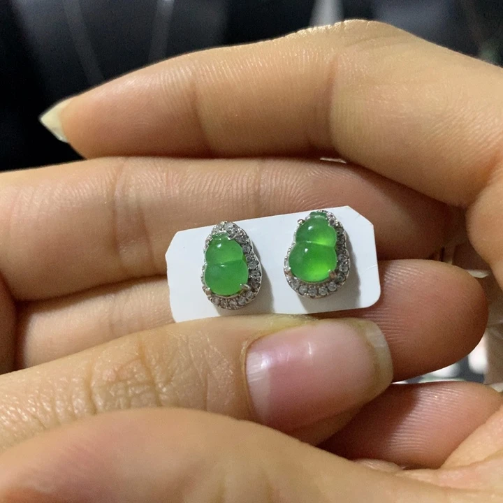 翡翠银S925镶嵌戒指