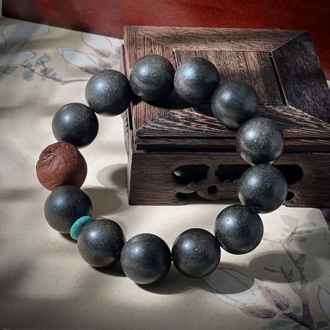 【黑龙涎单圈蛇年款】古法合香珠