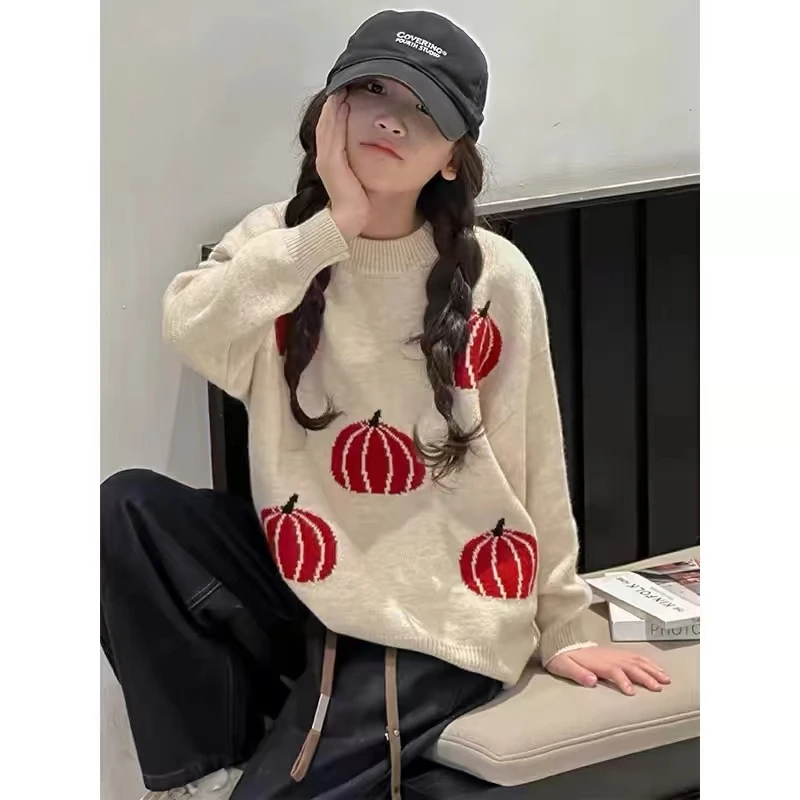 姐弟款南瓜毛衣280