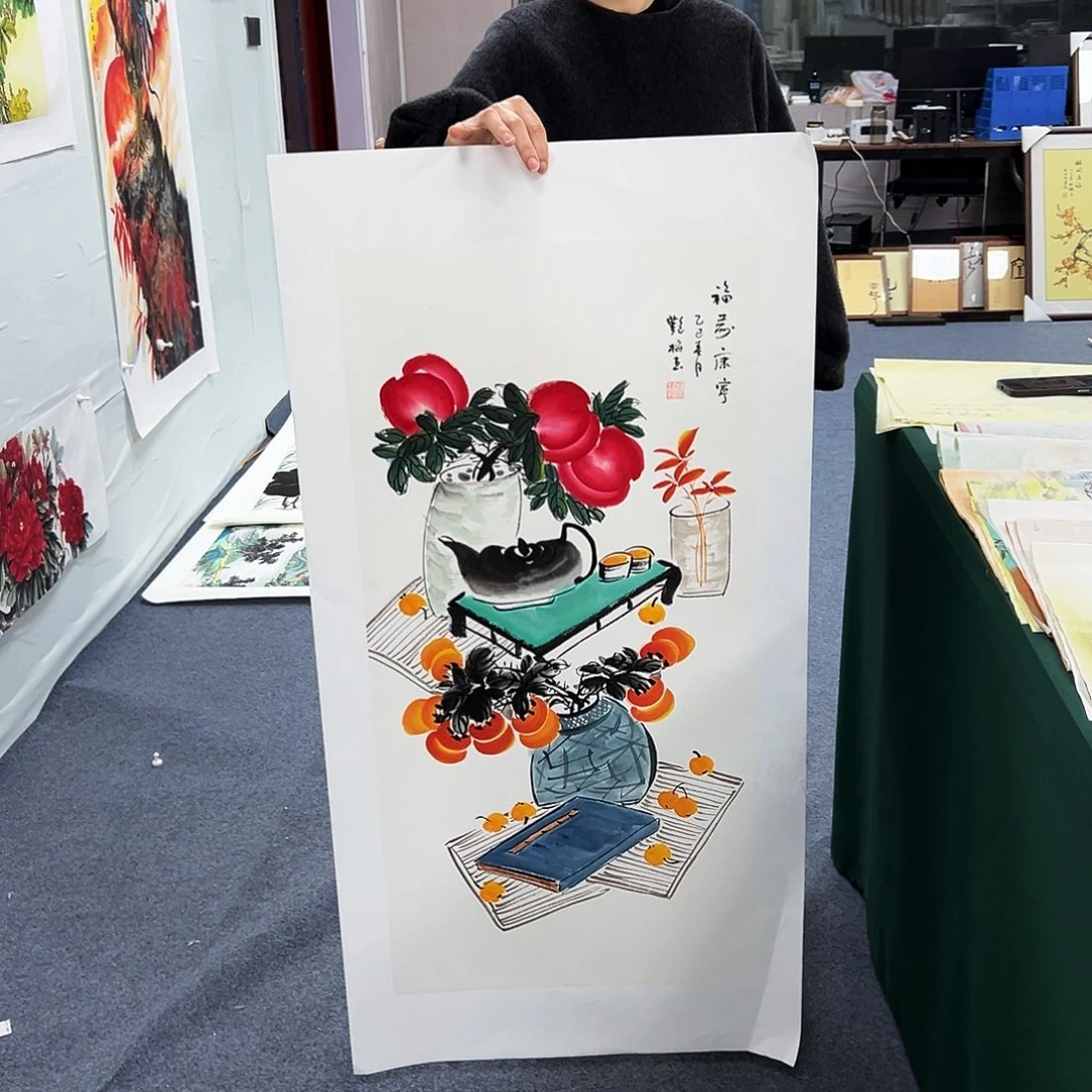 国画纯手绘国画大放漏！