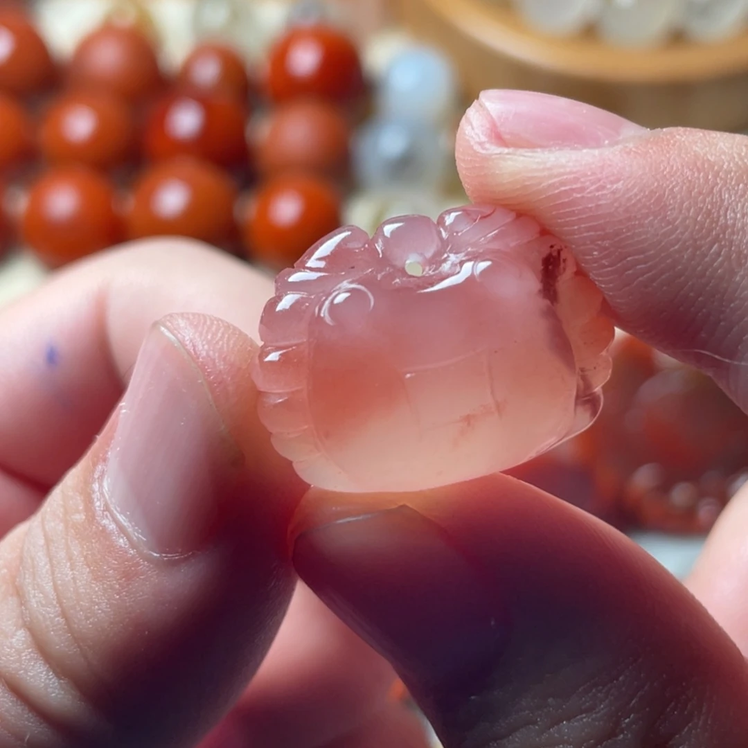 南红玛瑙未镶嵌吊坠(不含链)