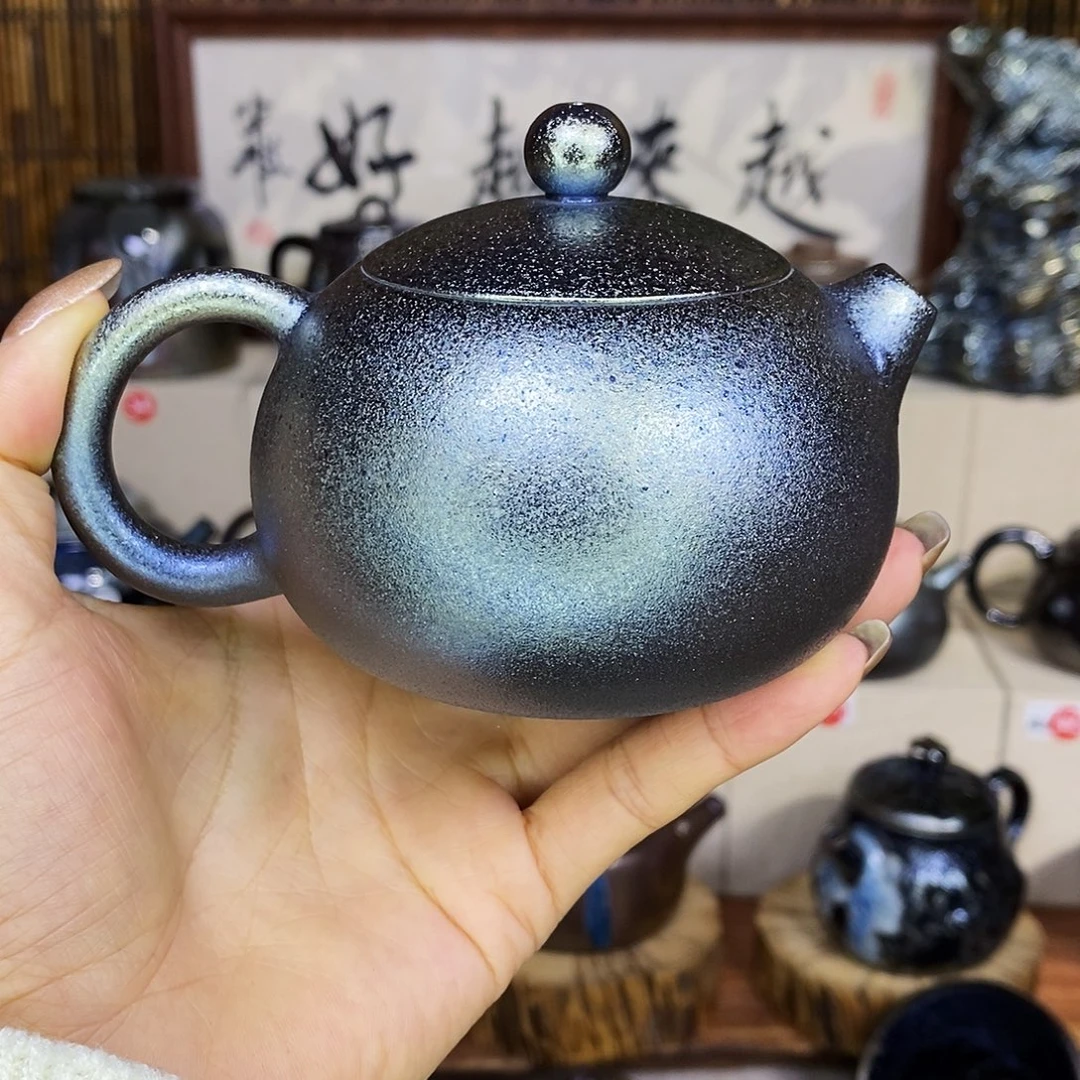 杯云南建水紫陶柴烧壶瑕疵
