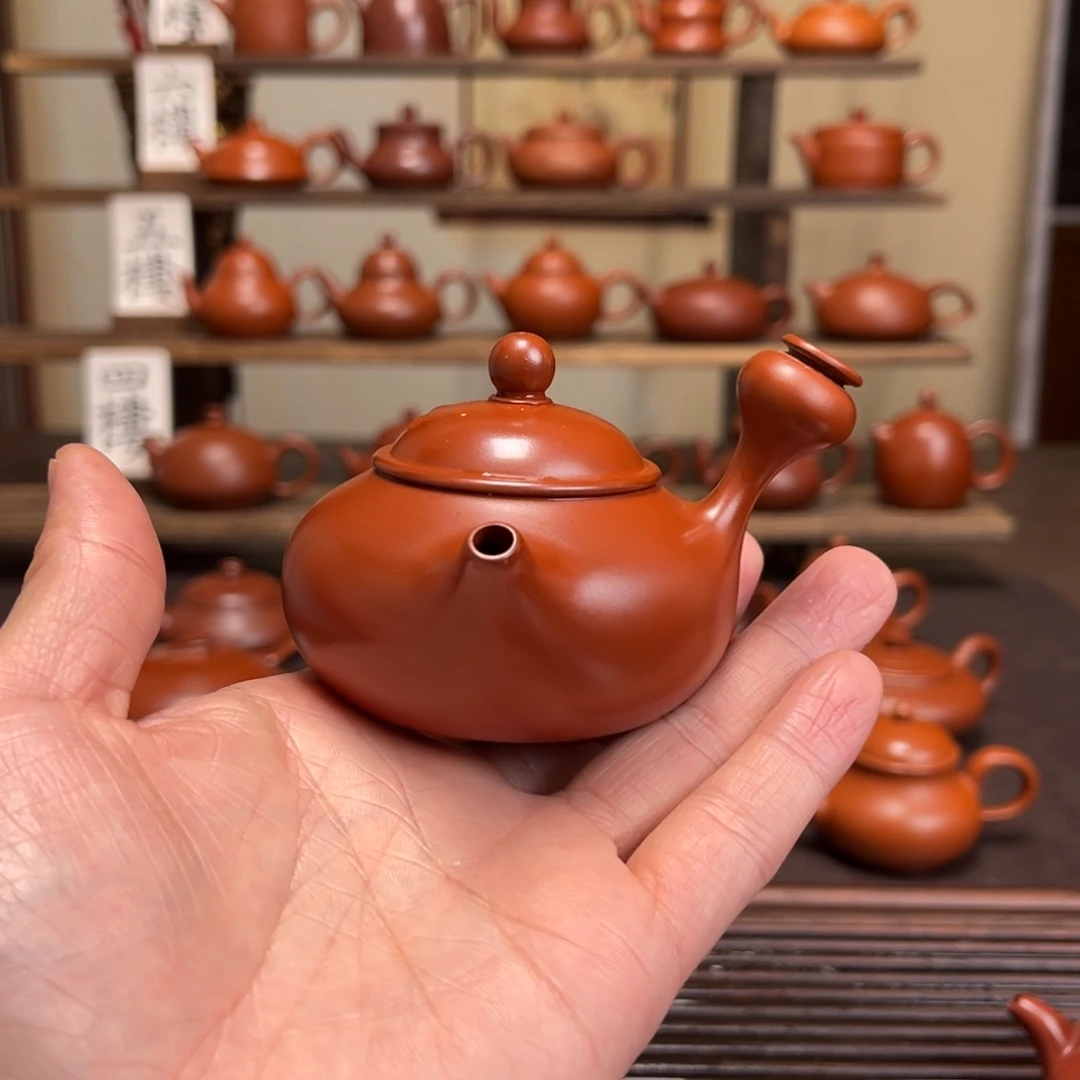 没****紫砂茶壶芙蓉侧把110c