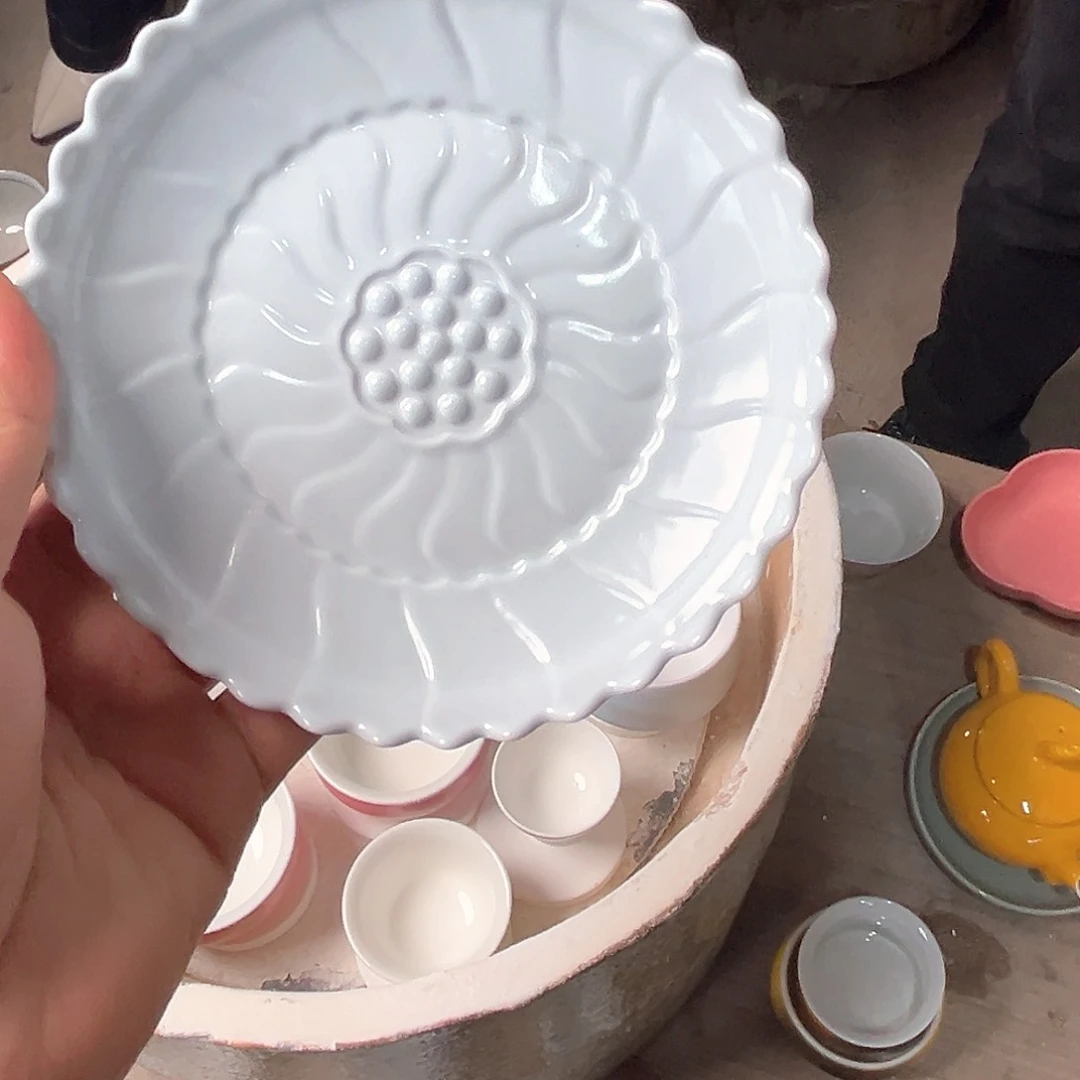 杯青花瓷器青花绘花图案