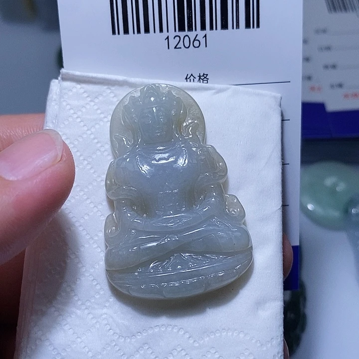 翡翠未镶嵌颈饰天光墟翡翠市场现金代购